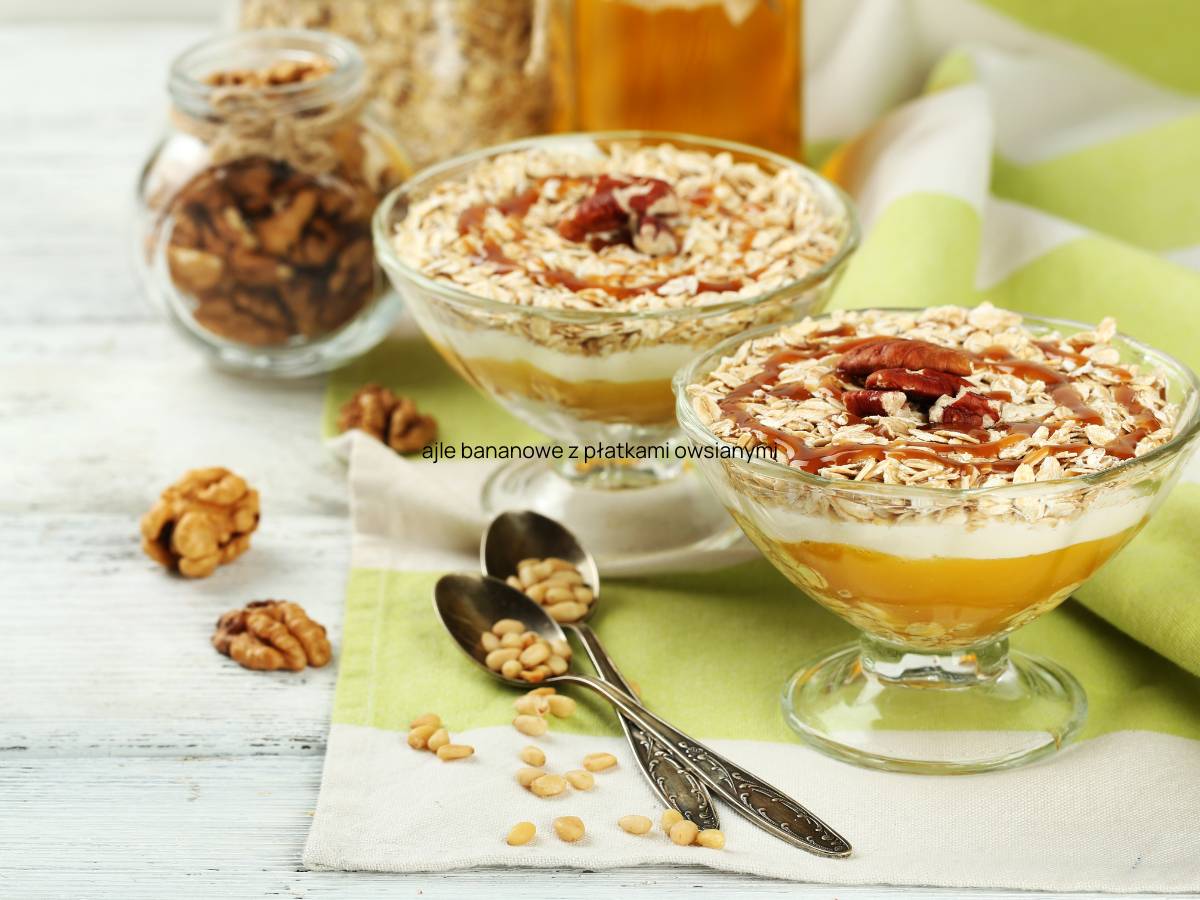 Ilustracja artykułu "Poznaj 3 zdrowe desery z płatkami owsianymi idealne na każdą okazję"